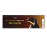 M&s Dark Chocolate Ginger Biscuits 175gm